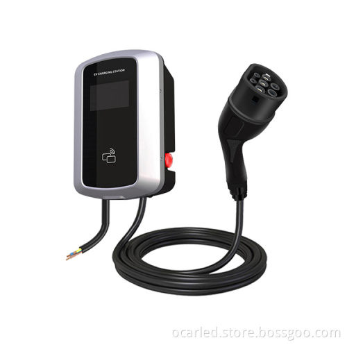 EU Standard Type 2 EV Chargers 380V 11KW 22KW for Domestic and Commercial Use